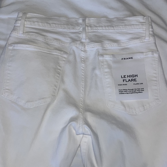 White Flare Jeans - Frame - Picture 5 of 6